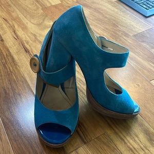 Blue Suede NaNa shoes 6.5